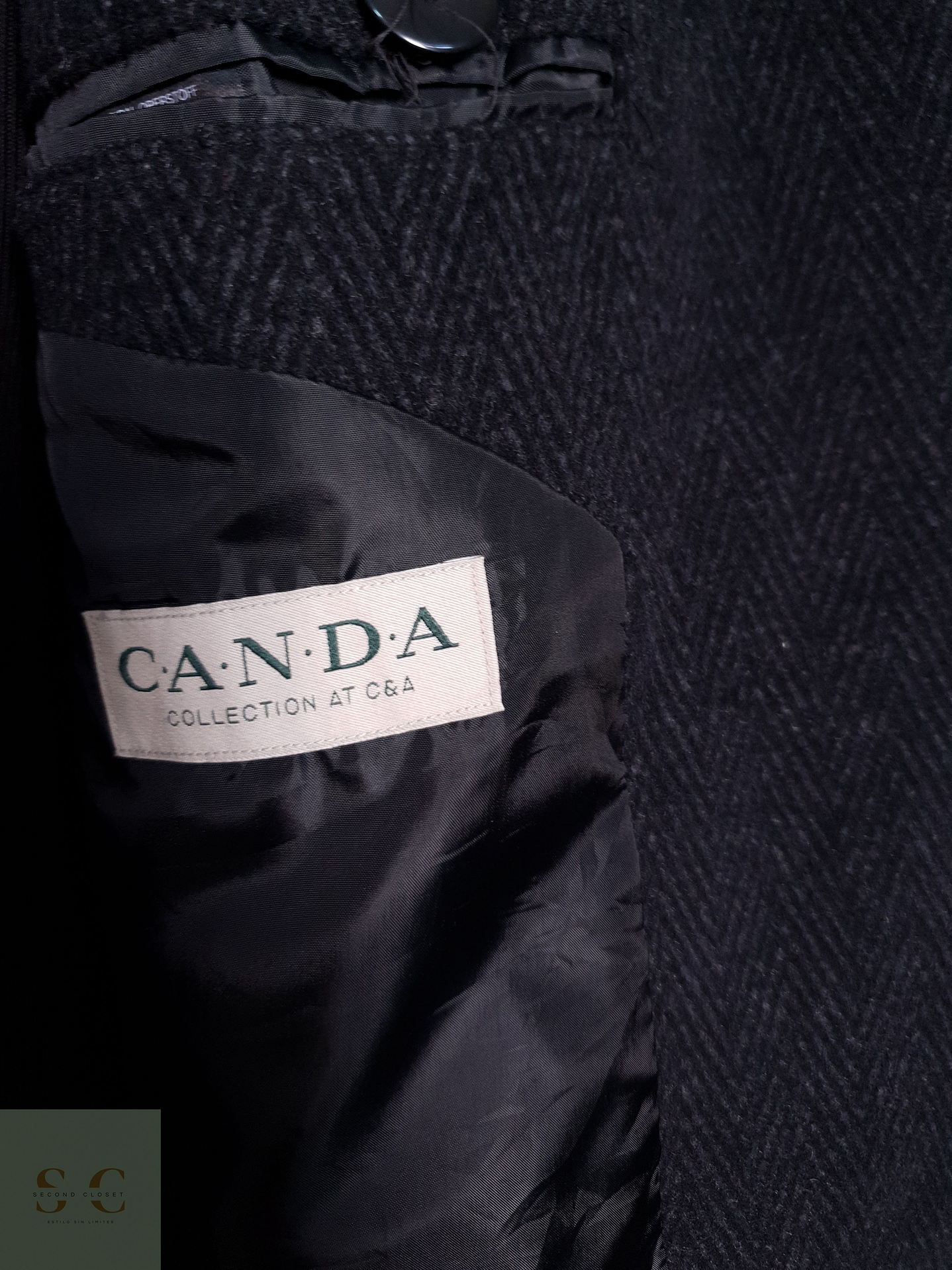 Abrigo Marinero Canda Lana Plomo Talla L 6