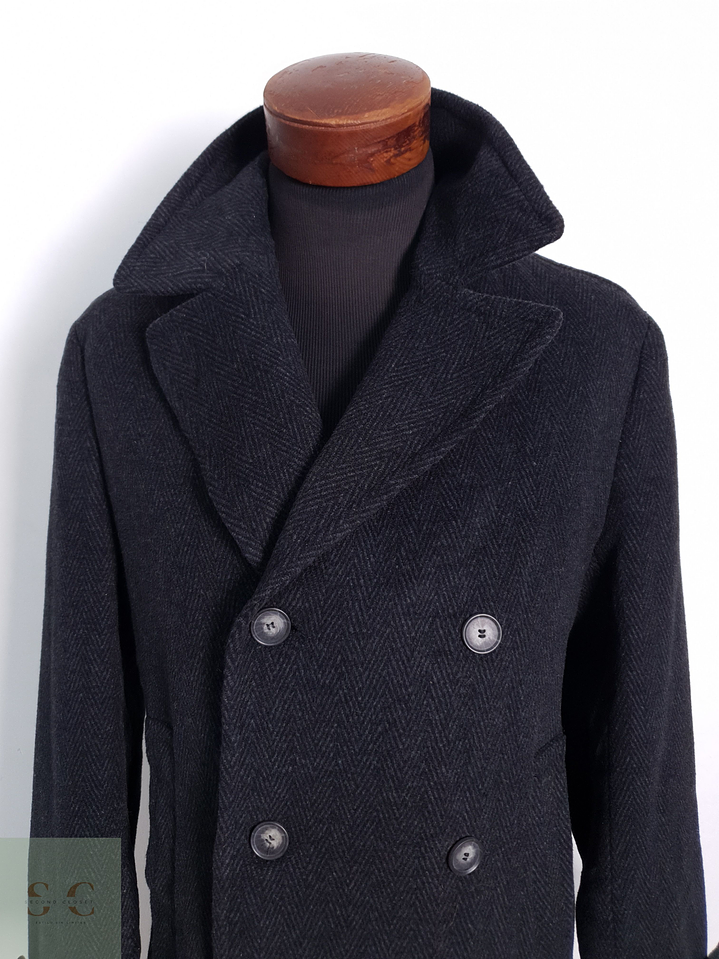 Abrigo Marinero Canda Lana Plomo Talla L 7