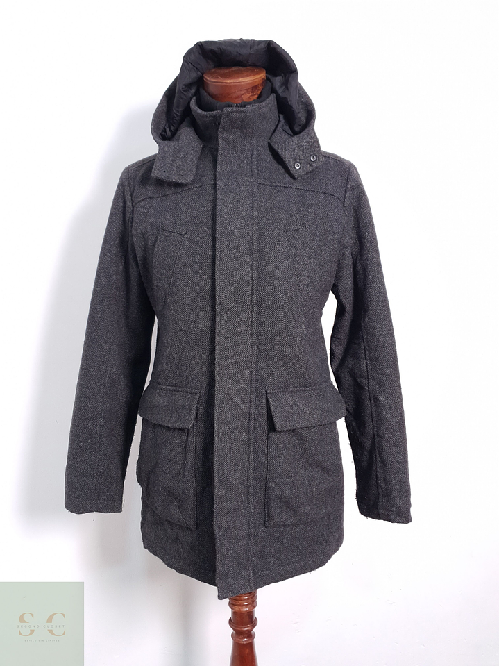 Chaqueton Pinx Lana Plomo Talla M 1