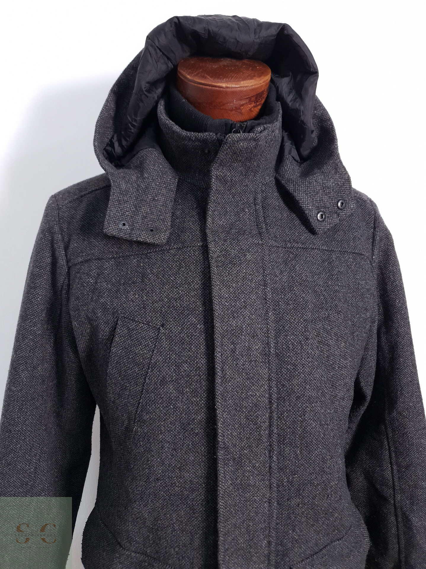 Chaqueton Pinx Lana Plomo Talla M 3