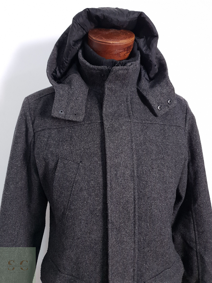 Chaqueton Pinx Lana Plomo Talla M 3