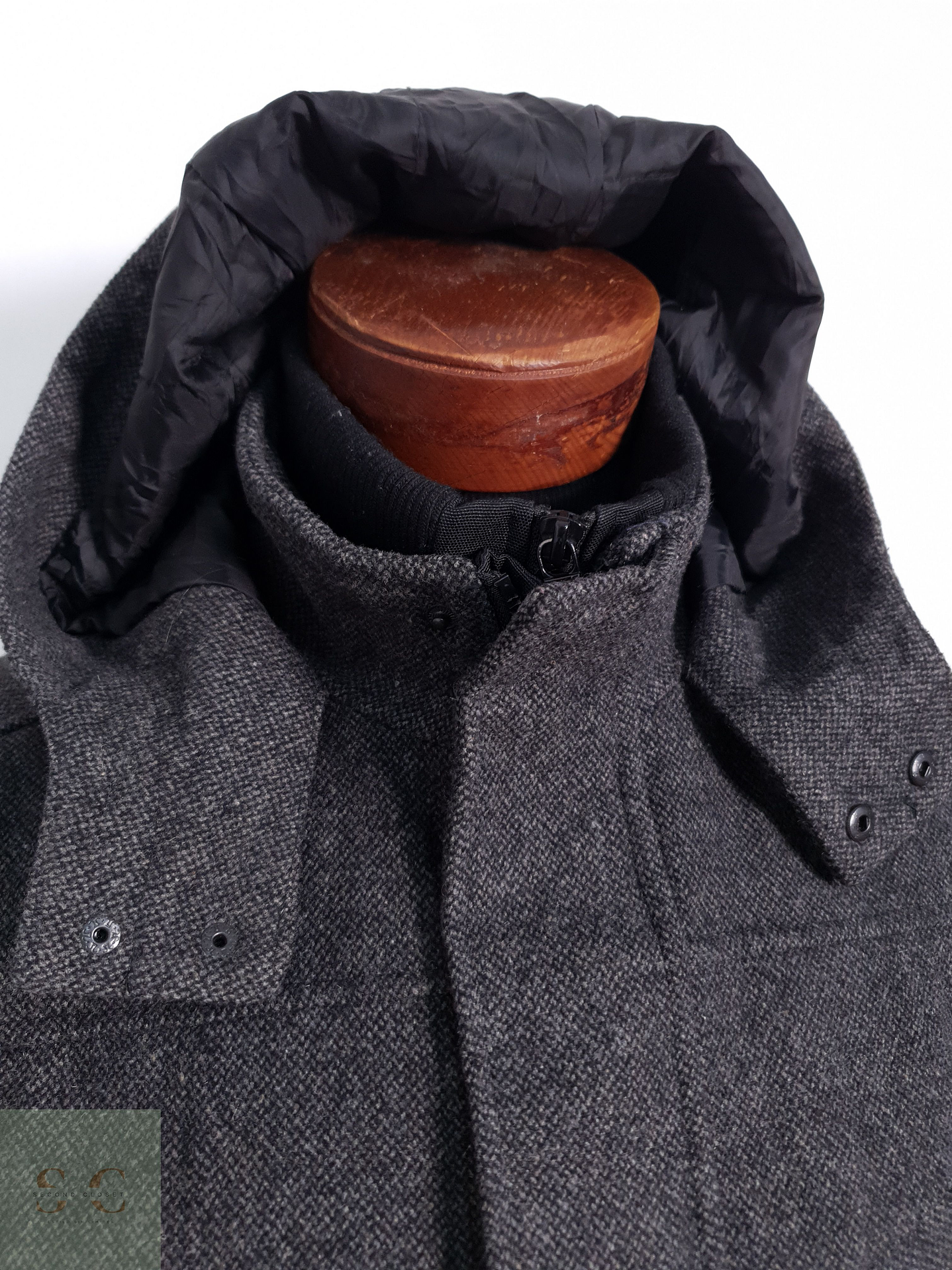 Chaqueton Pinx Lana Plomo Talla M 4