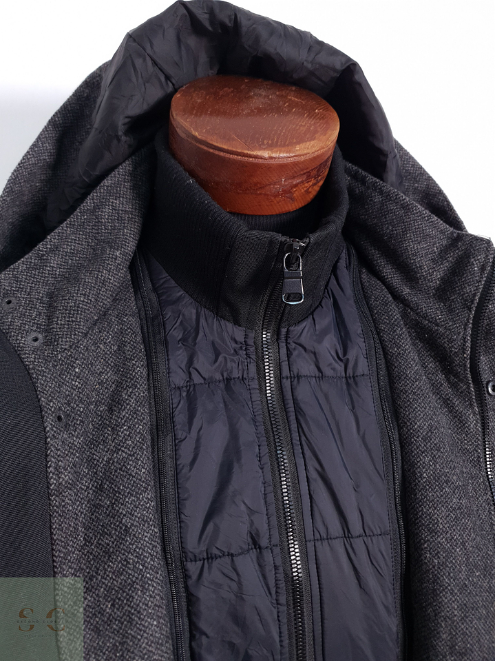 Chaqueton Pinx Lana Plomo Talla M 8