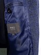 Abrigo Hombre M&S Gris Oscuro Con Micro Patrón Talla S - Miniatura 10