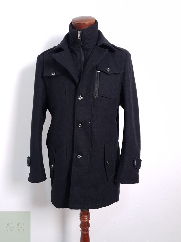 Chaqueta Hombre Vintage Negro Talla ML 1