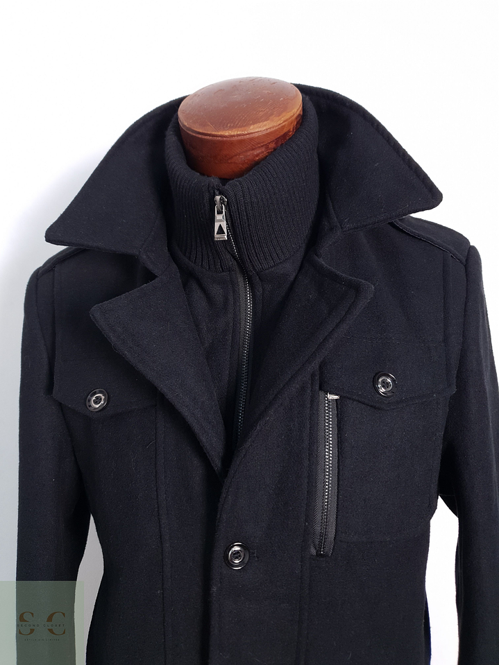 Chaqueta Hombre Vintage Negro Talla ML 7