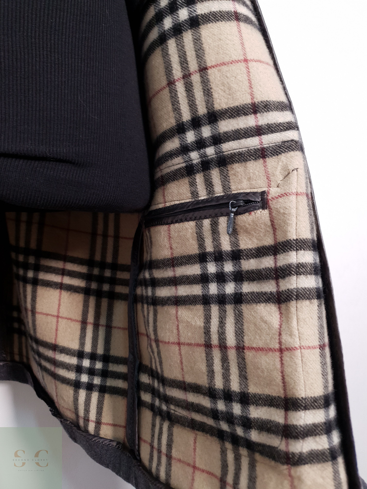 Abrigo Hombre Burberry 100% lana virgen Gris Talla LXL 20