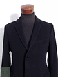 Abrigo Hombre Folk lana y cashmere Negro Talla M - Miniatura 2