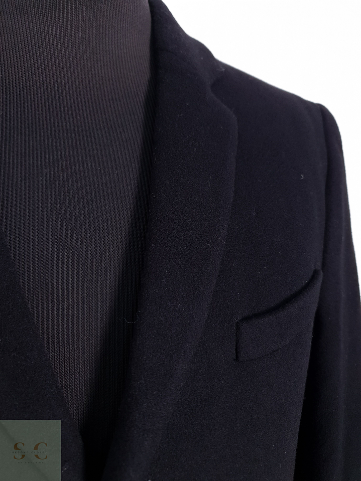 Abrigo Hombre Folk lana y cashmere Negro Talla M 7