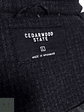 Abrigo Hombre Cedarwood State 50% lana Negro Con Textura Sutil Talla M - Miniatura 4