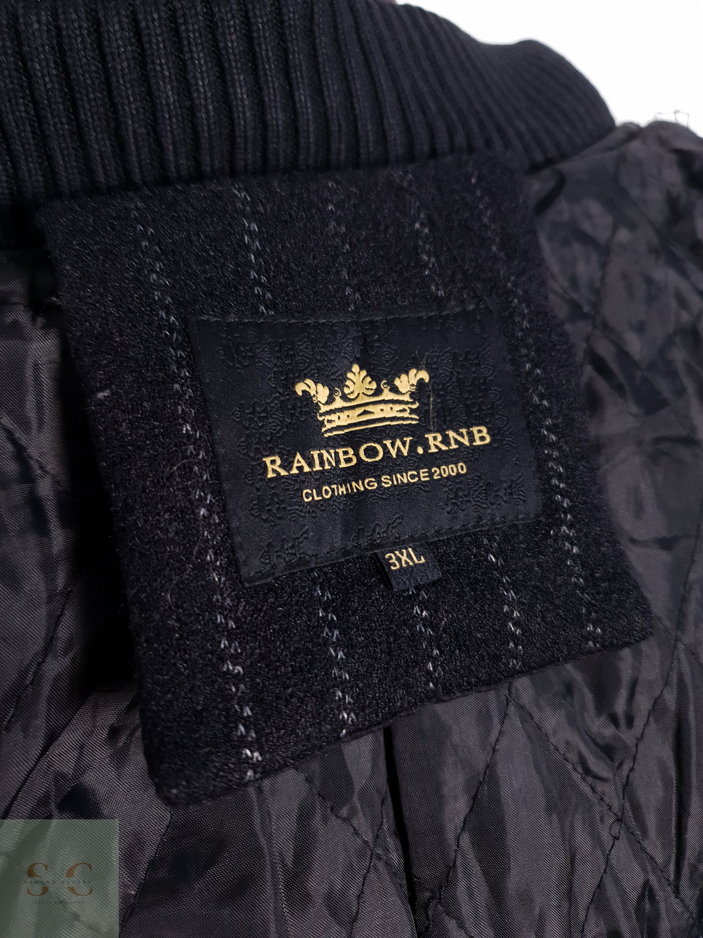 Chaqueton Hombre Rainbow Negro Talla XXL 6