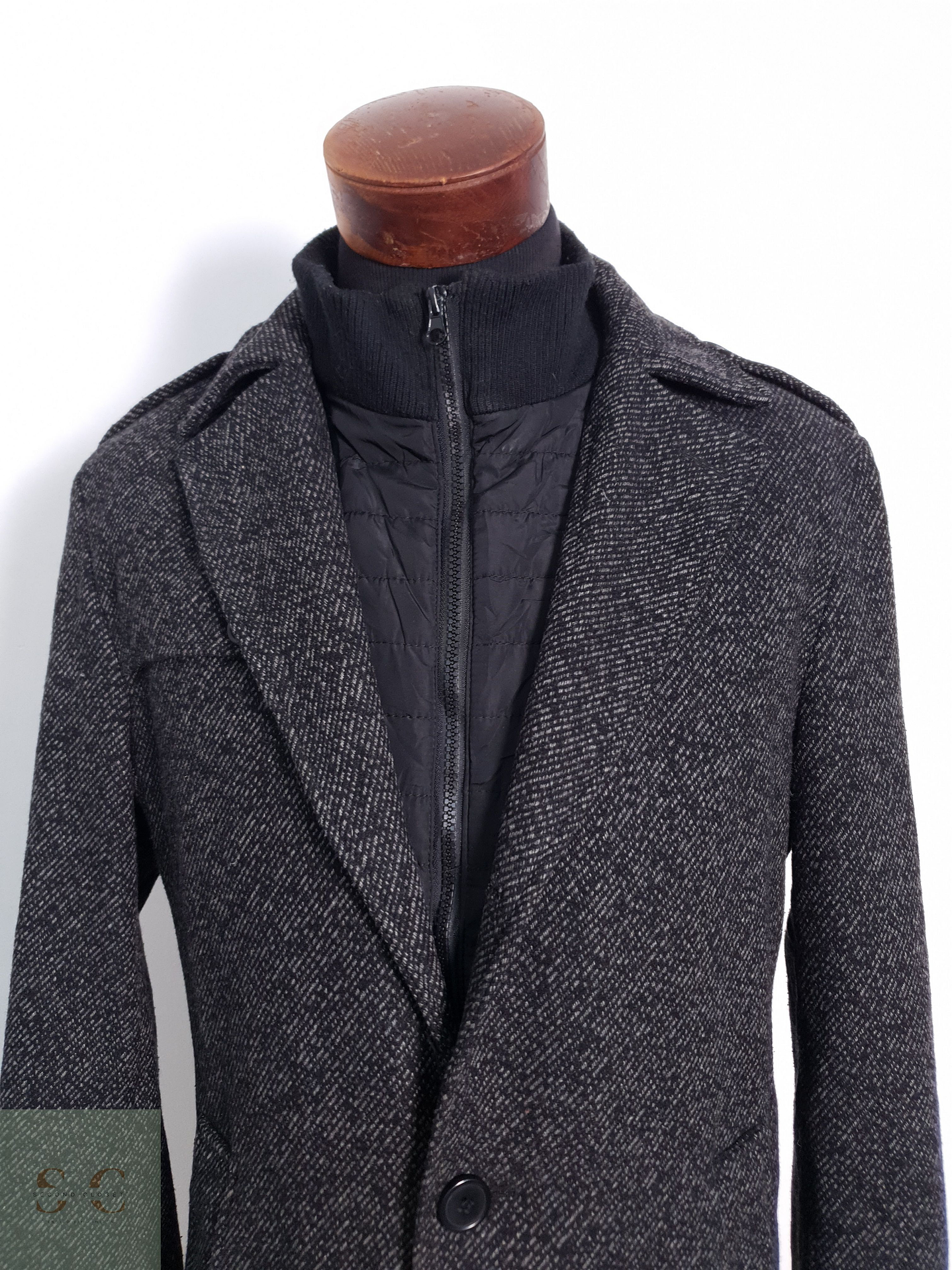 Abrigo Hombre Giorgio Plomo Talla ML 3