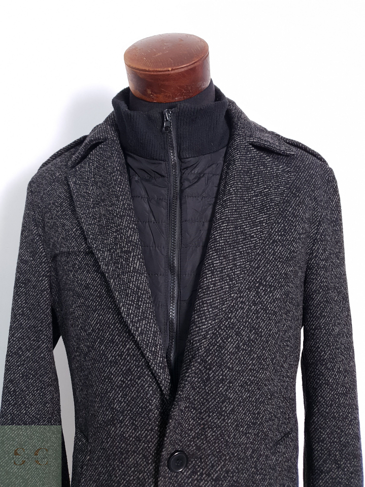 Abrigo Hombre Giorgio Plomo Talla ML 3