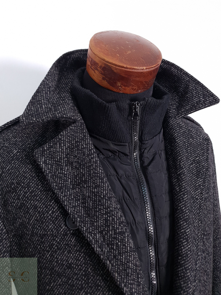 Abrigo Hombre Giorgio Plomo Talla ML 4