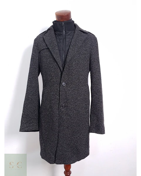Abrigo Hombre Giorgio Plomo Talla ML