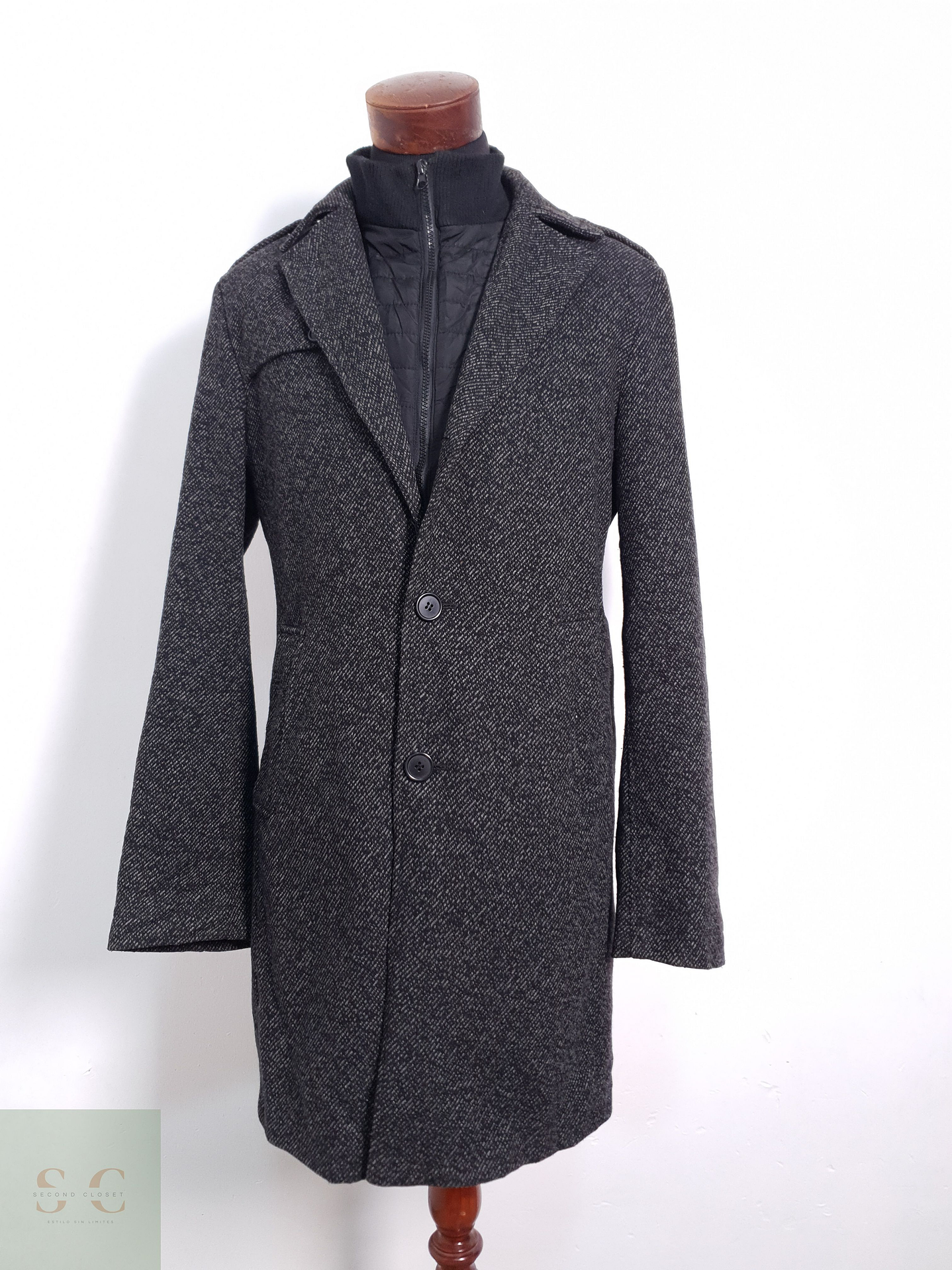 Abrigo Hombre Giorgio Plomo Talla ML 1