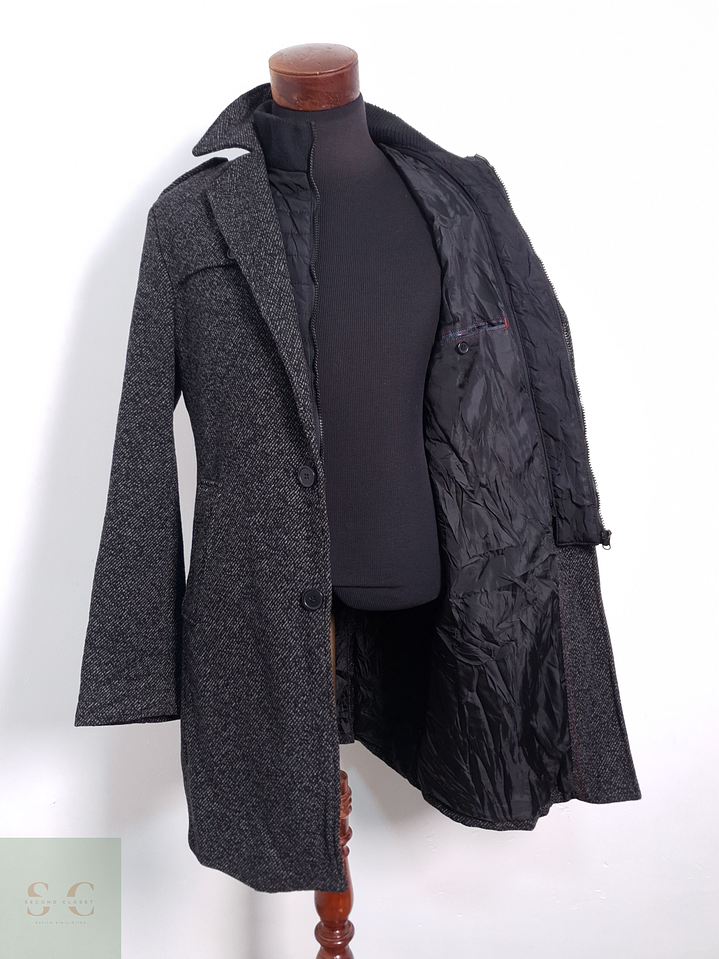 Abrigo Hombre Giorgio Plomo Talla ML 5