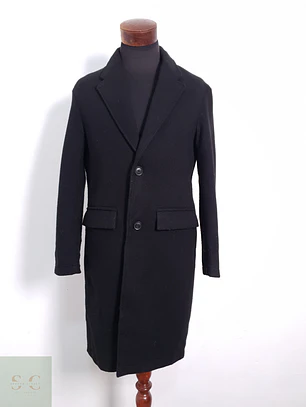 Abrigo Hombre Zara Negro Talla SM