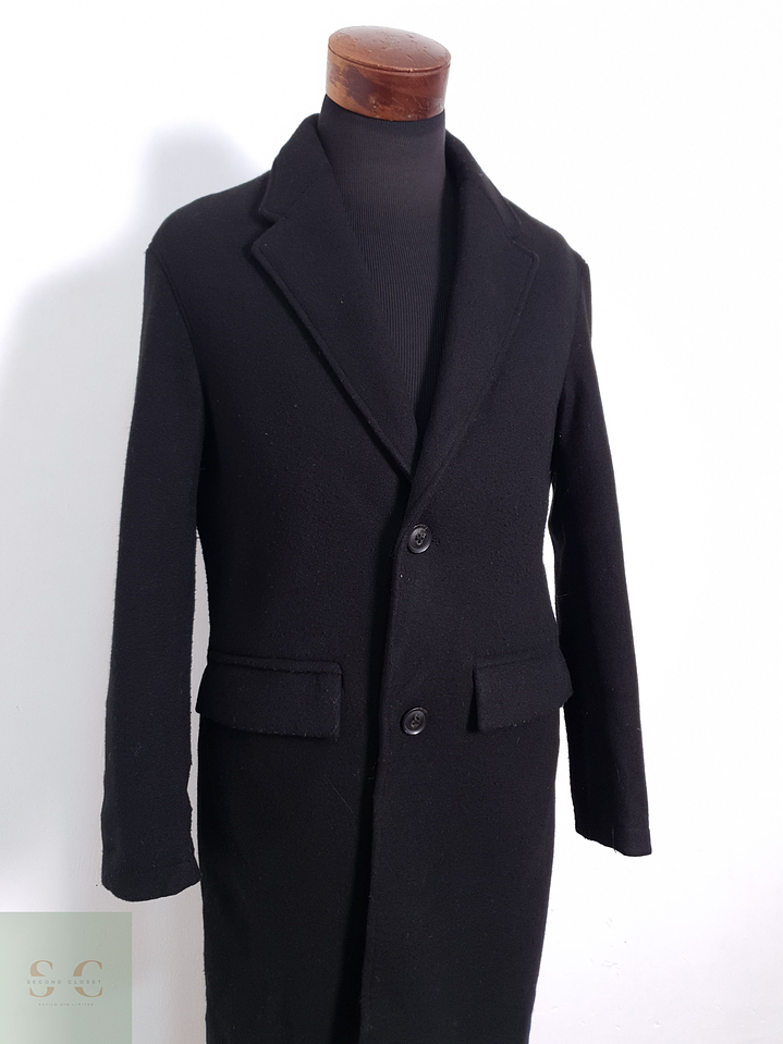 Abrigo Hombre Zara Negro Talla SM 2