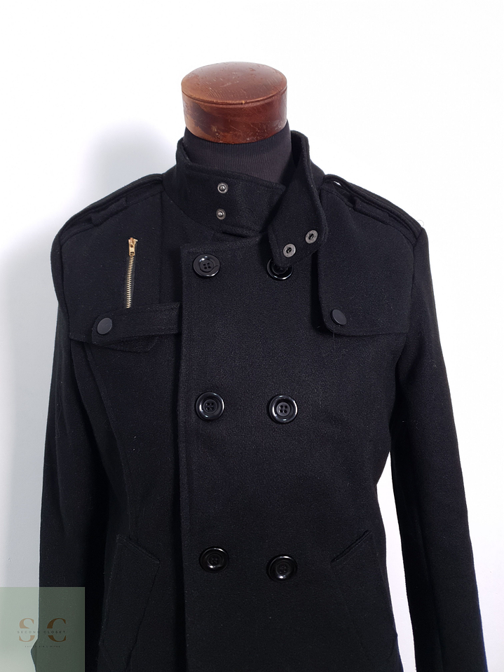 Abrigo Hombre Flex Supply Negro Talla SM 3