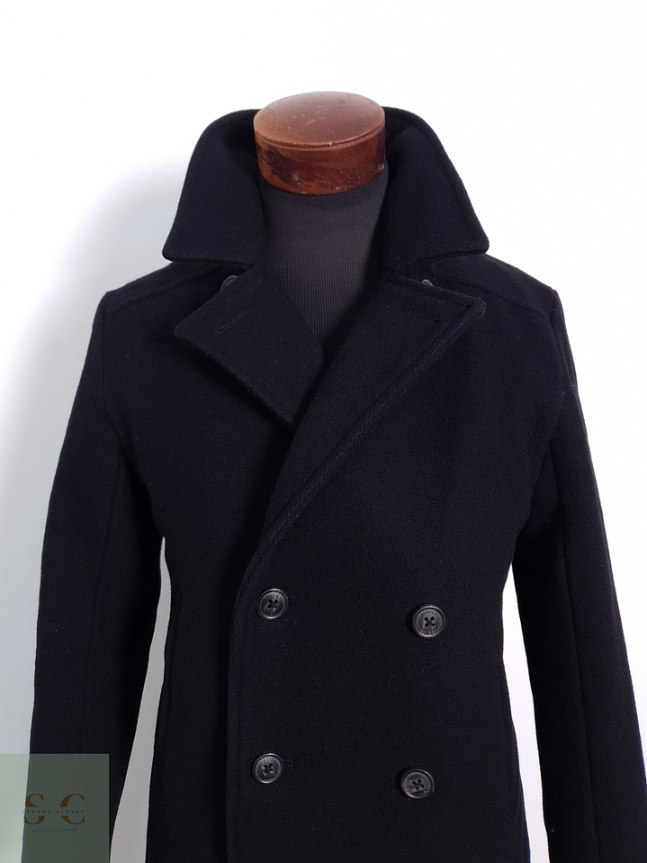 Abrigo Hombre Farah 80% lana Negro Talla SM 4