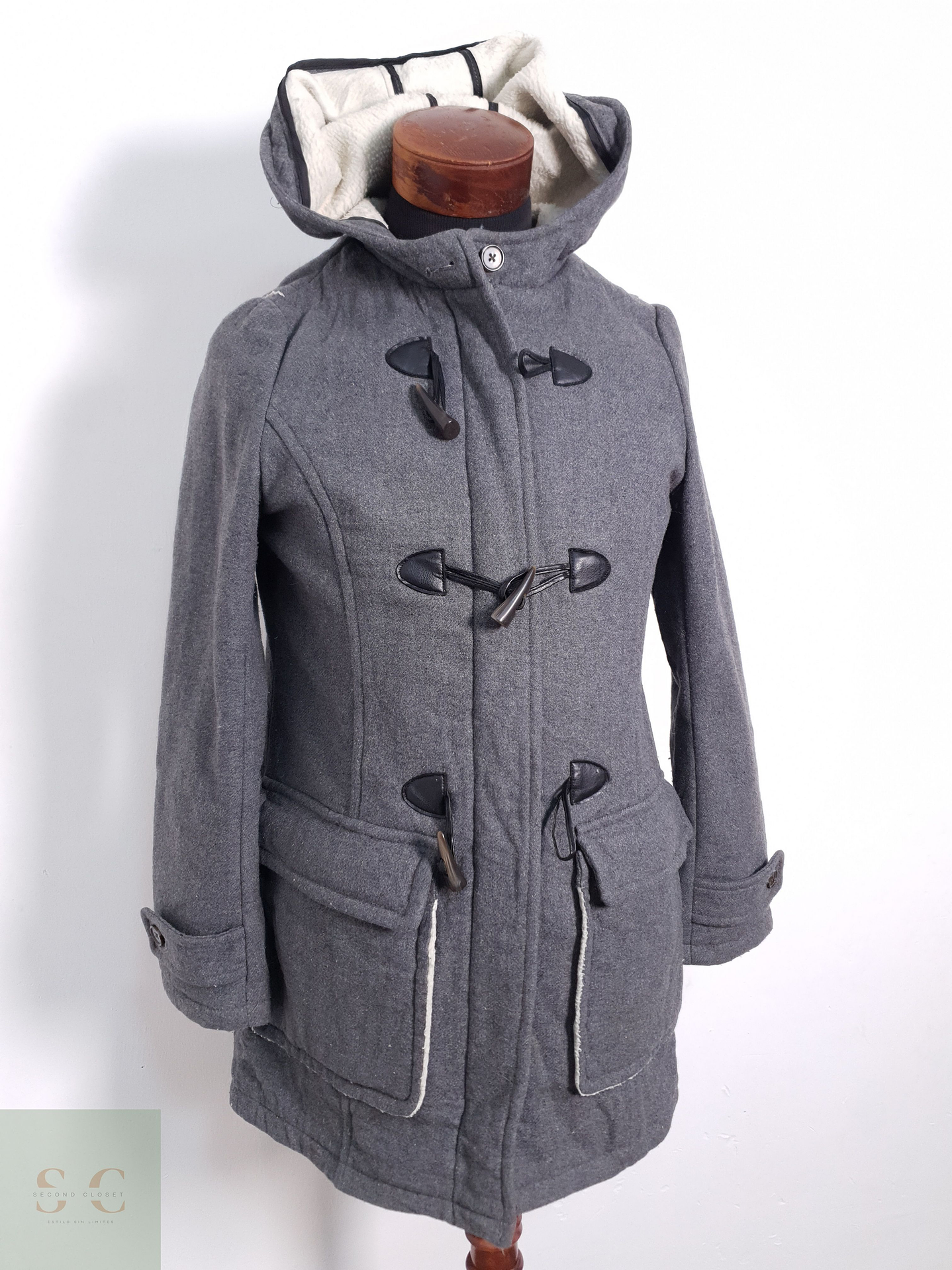 Montgomery Hombre Vintage Gris Talla M 1