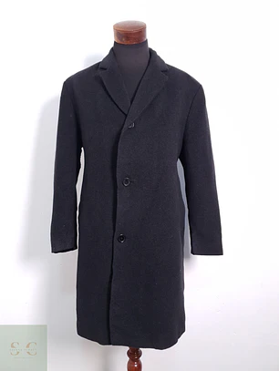 Abrigo Hombre Paolo Negrato 70% lana virgen y 10% cashmere Plomo Talla XL