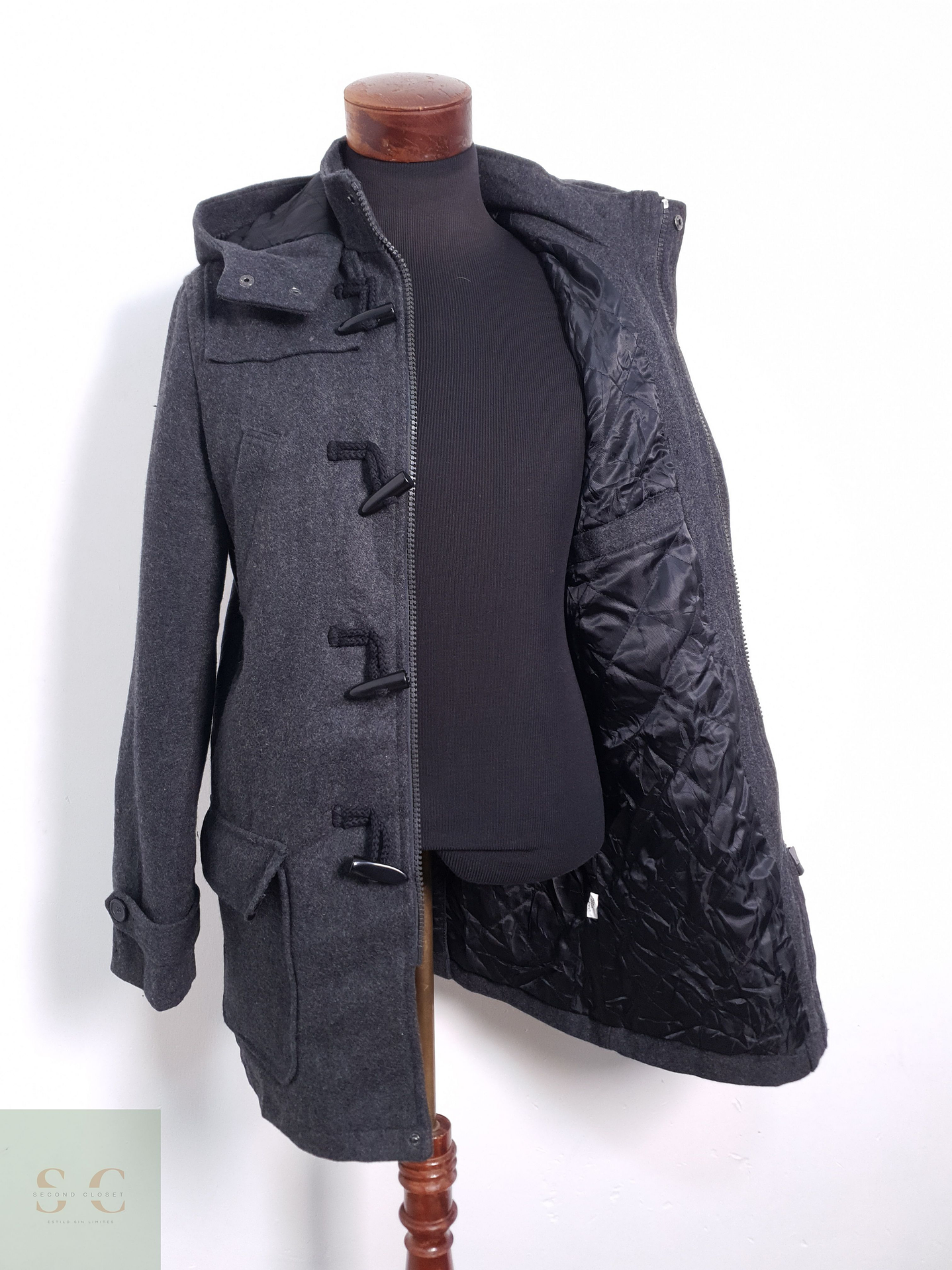 Montgomery Hombre Cedarwood State Plomo Talla M 3