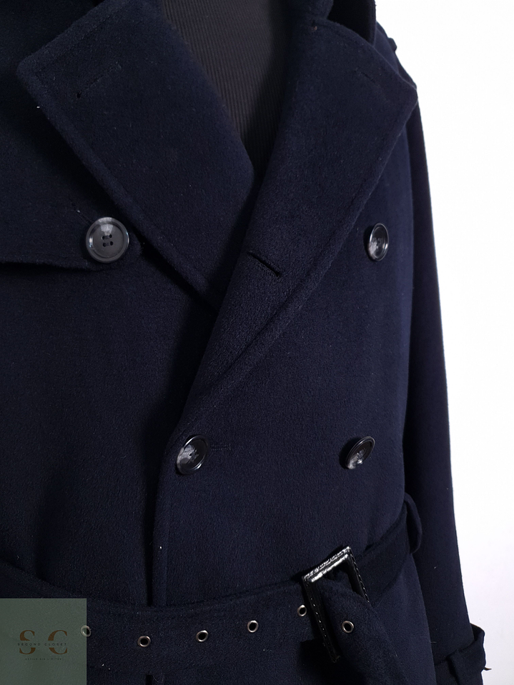 Abrigo Hombre Frencheye lana y cashmere Azul Oscuro Talla XXL 7