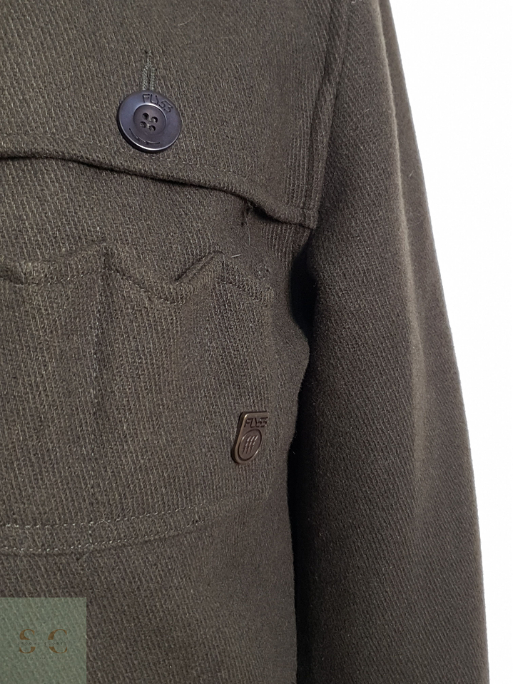 Chaqueton Hombre Fly53 50% lana Verde Oscuro Talla M 10