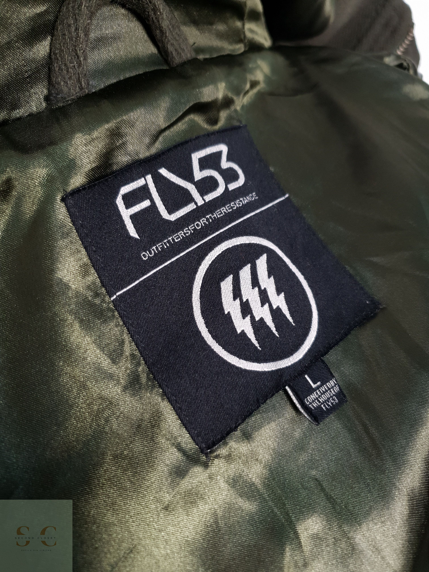 Chaqueton Hombre Fly53 50% lana Verde Oscuro Talla M 11