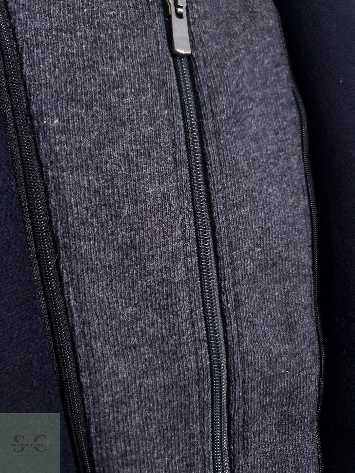 Abrigo Hombre Max Goodman lana y cashmere Azul Oscuro Talla M 12