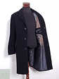 Abrigo Hombre Vintage Wool and Cashmere Negro Talla ML - Miniatura 9