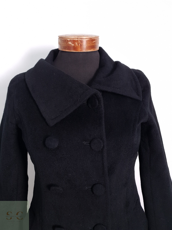 Abrigo Mujer Any Sis 65% lana Gris Talla XS 7