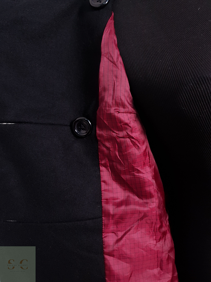 Abrigo Mujer At 100% lana Negro Talla S 9