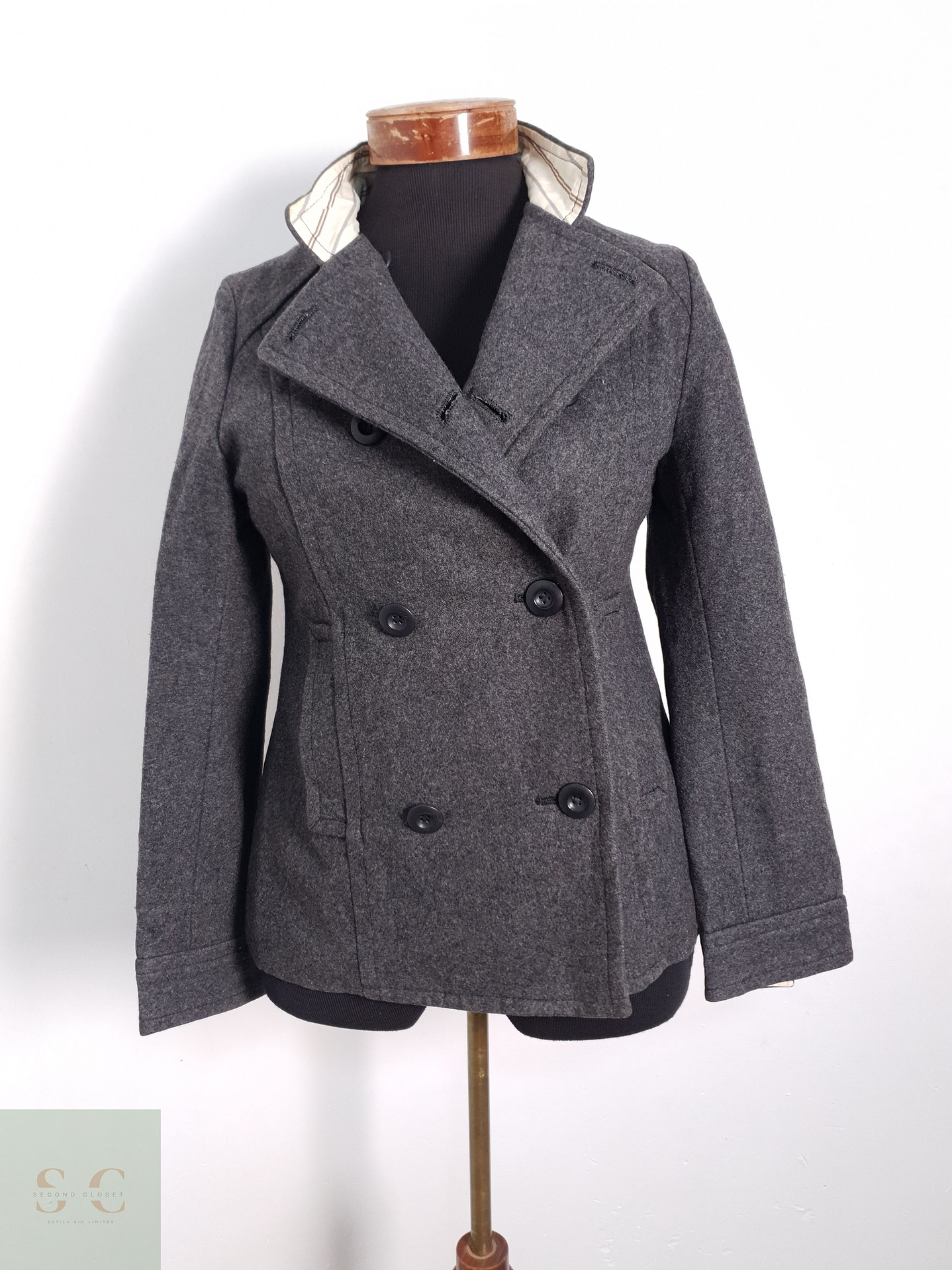 Marinero Mujer Nice Claup 70% lana Plomo Talla XS 1