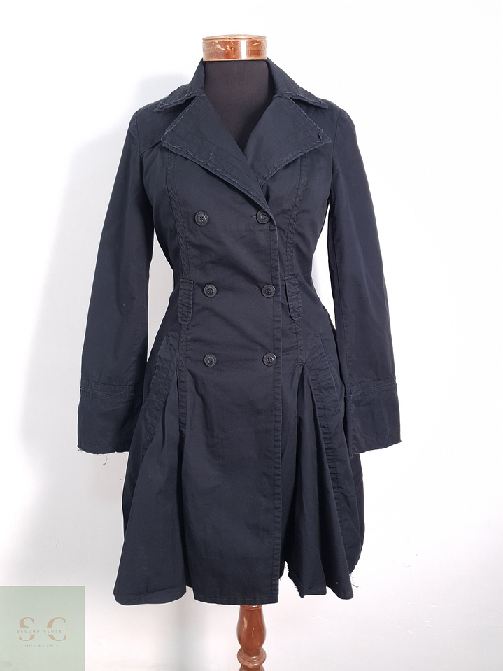 Trench Mujer Promod Negro Talla S 1