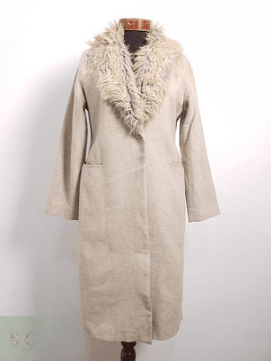 Abrigo Mujer Zara Camel Talla XS