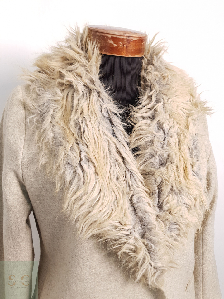 Abrigo Mujer Zara Camel Talla XS 5