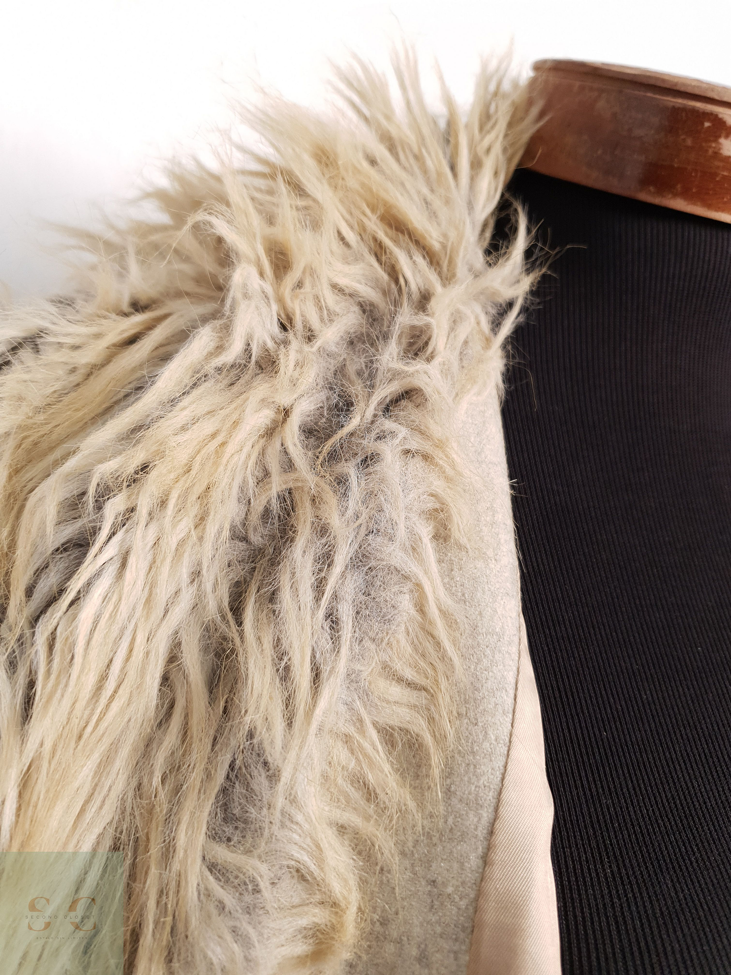 Abrigo Mujer Zara Camel Talla XS 8