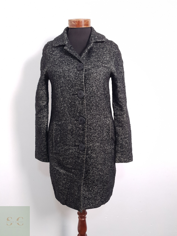 Abrigo Mujer Clock House Gris Oscuro Talla XS 4