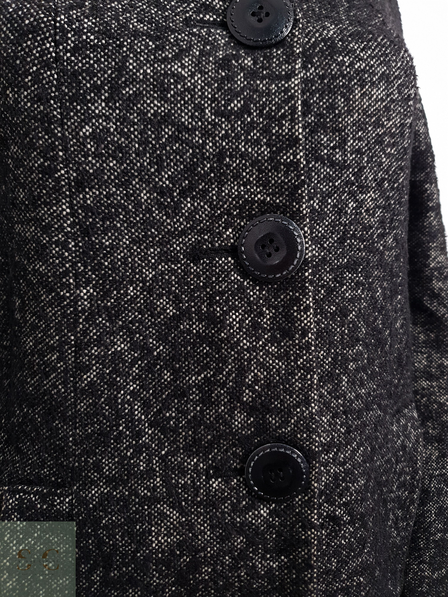 Abrigo Mujer Clock House Gris Oscuro Talla XS 7