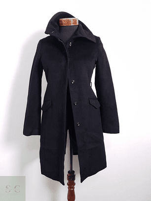 Abrigo Mujer Green Label Relaxing 65% lana Gris Talla XS