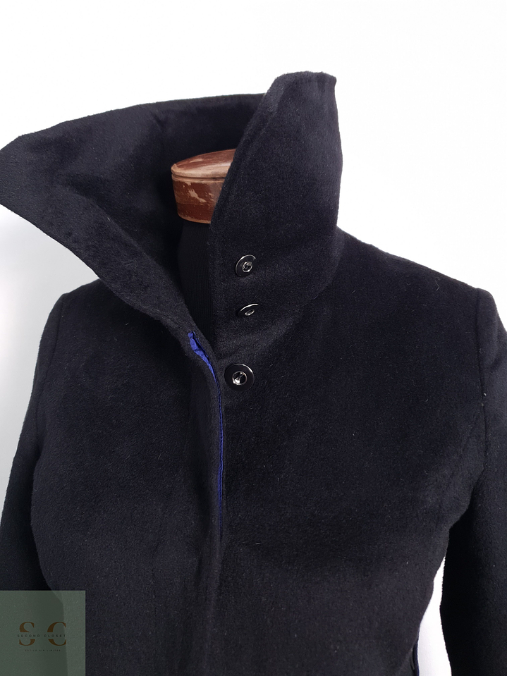 Abrigo Mujer Green Label Relaxing 65% lana Gris Talla XS 9