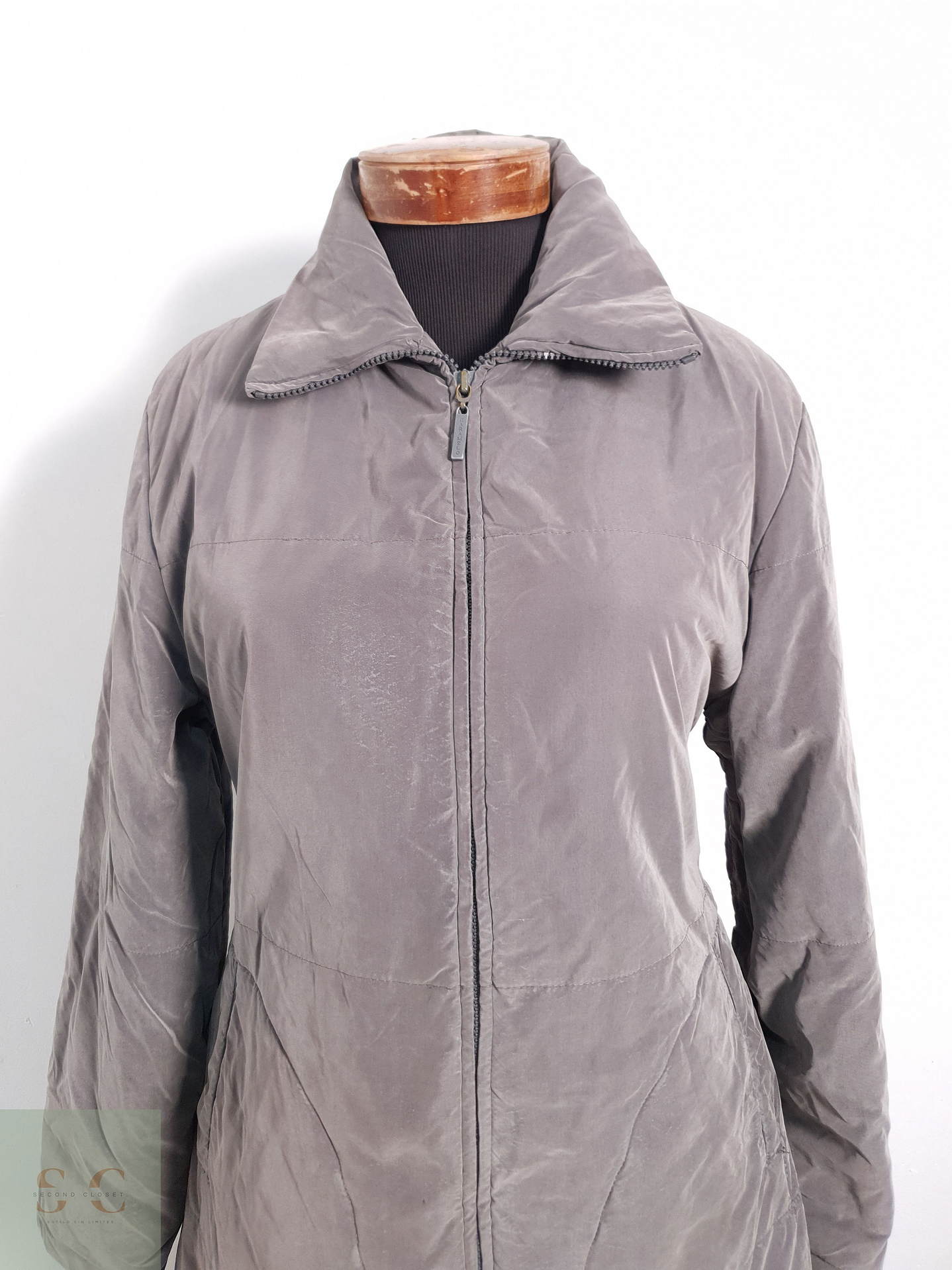 Abrigo Mujer Caramelo Camel Talla XL 4