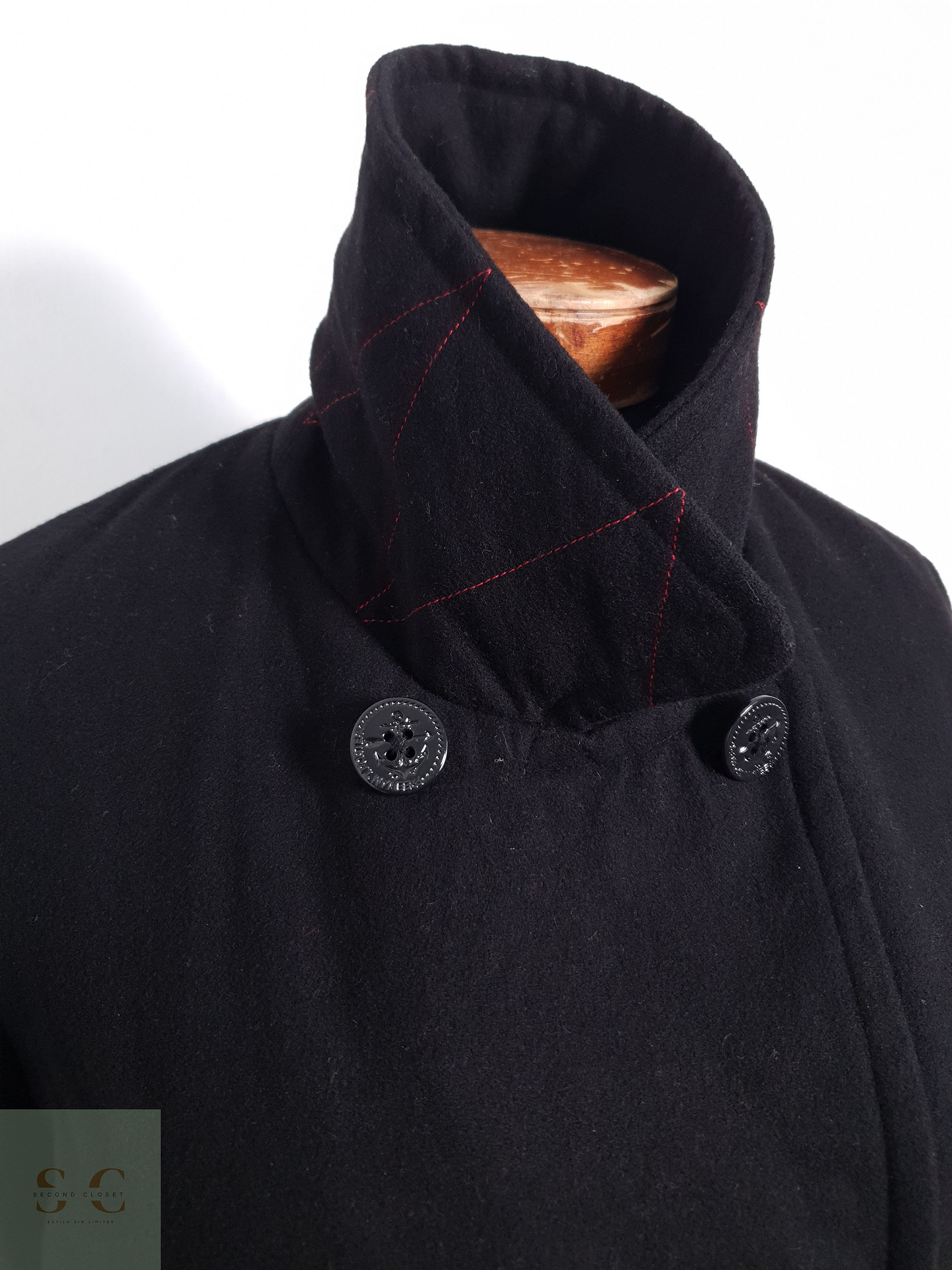 Marinero Mujer Freeman Porter 65% lana Negro Talla M 2