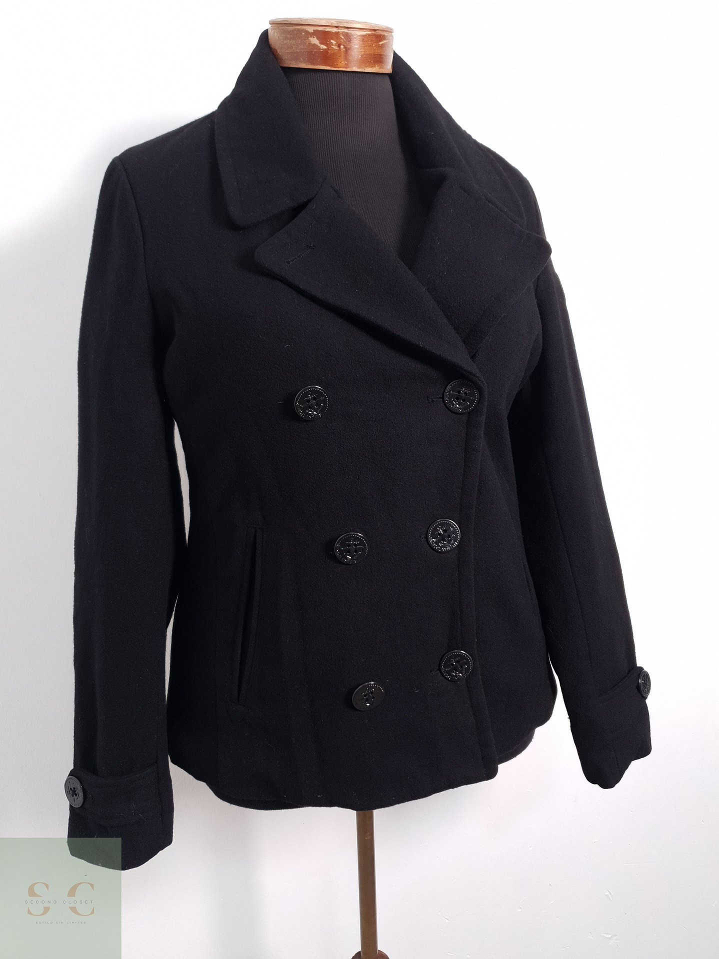 Marinero Mujer Freeman Porter 65% lana Negro Talla M 4