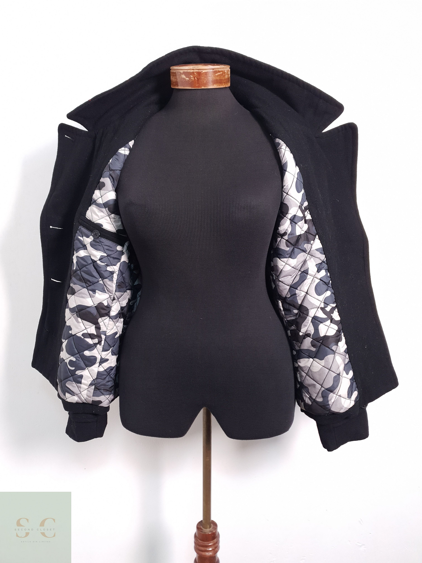 Marinero Mujer Freeman Porter 65% lana Negro Talla M 5