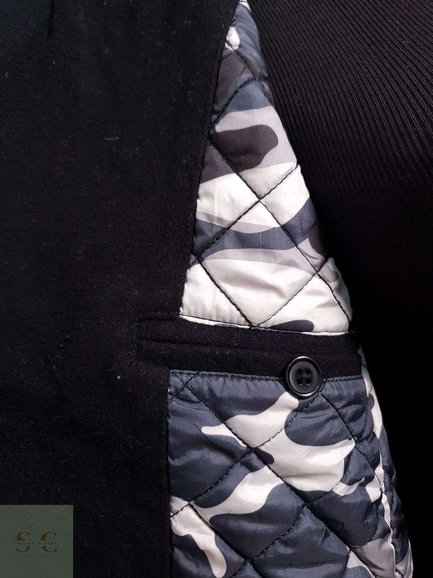 Marinero Mujer Freeman Porter 65% lana Negro Talla M 10