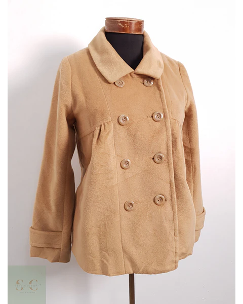 Abrigo Mujer cruzado Sorridere camel Talla XS